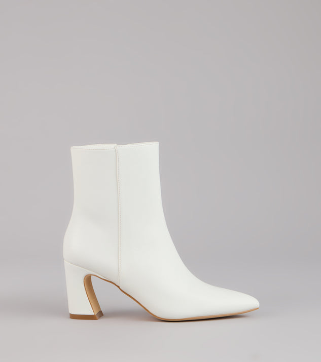 Windsor Downtown Sleek Faux Leather Booties - Image 2