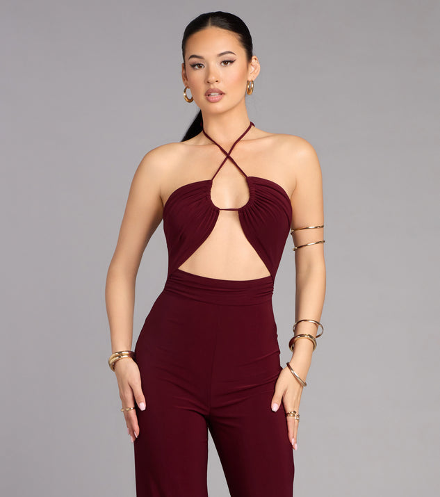 Windsor Dressy Plans Cutout Jumpsuit - Image 3