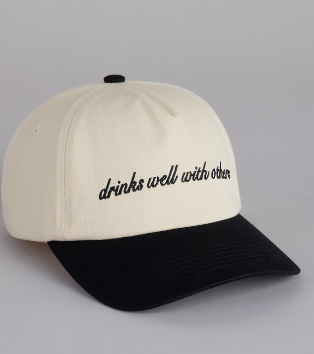 Windsor Drinks Well With Others Baseball Hat - Image 3