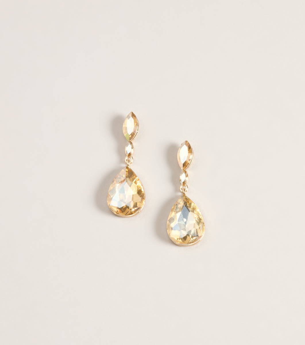 Windsor Drop Everything Gemstone Teardrop Earrings - Image 3