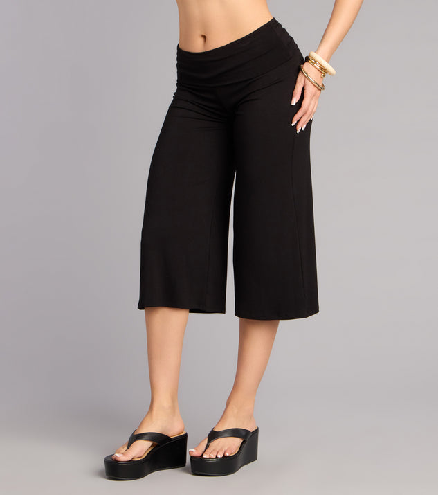 Windsor Effortlessly Cool Knit Gaucho Pants - Image 2