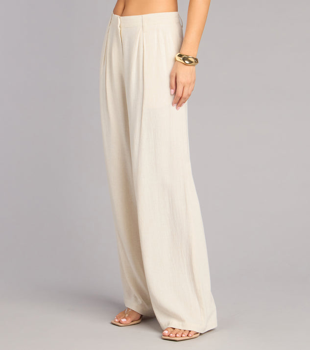 Windsor Effortlessly Polished Linen-Blend Trouser Pants - Image 3