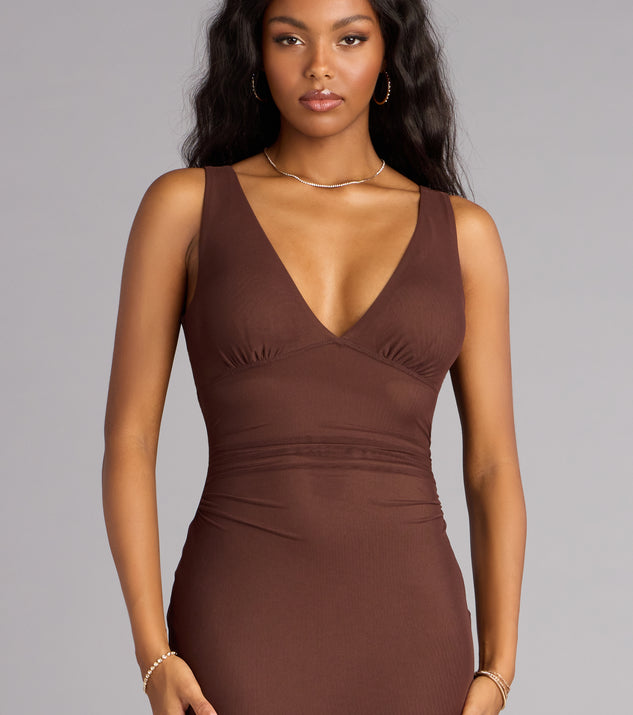 Windsor Erica Mesh Open Back Mermaid Formal Dress - Image 3
