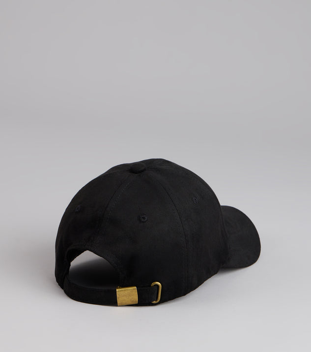 Windsor Everyday Mood Faux Suede Baseball Cap - Image 3