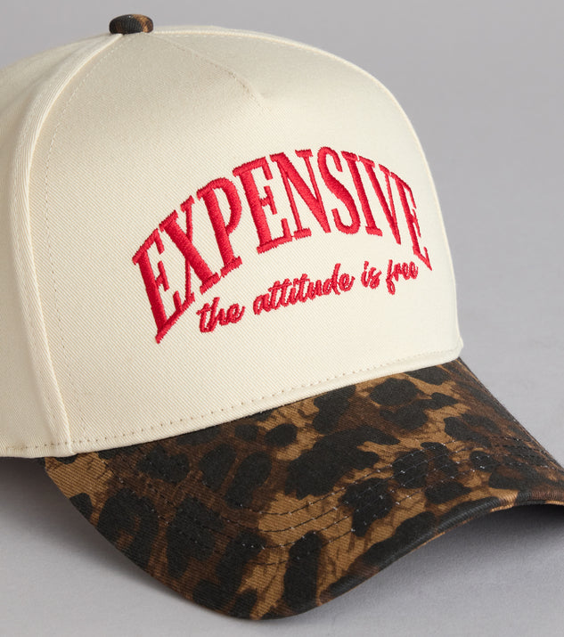 Windsor Expensive Attitude Leopard Baseball Cap - Image 3