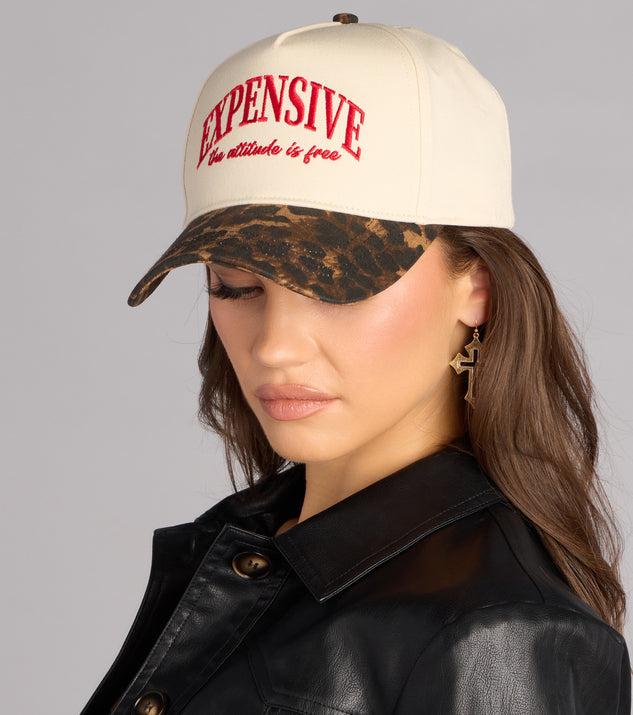 Windsor Expensive Attitude Leopard Baseball Cap - Image 2