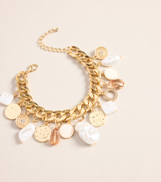 Windsor Extra Chic Pearl Charm Bracelet - Image 3