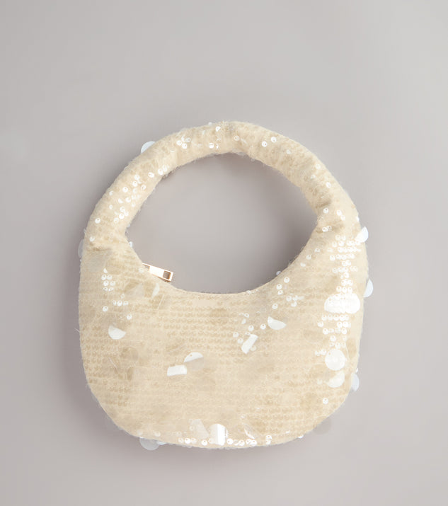 Windsor Extra Shine Sequin Shoulder Bag - Image 2