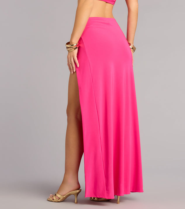 Windsor Eyes On You High Slit Maxi Skirt - Image 2
