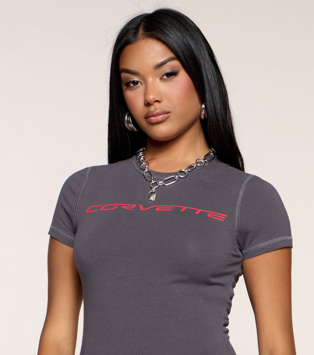 Windsor Fast Lane Corvette Crop Tee - Image 3
