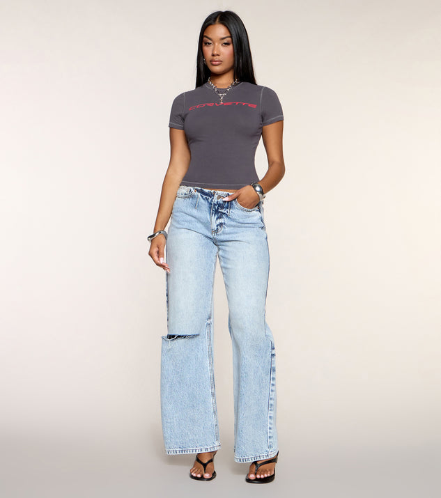 Windsor Fast Lane Corvette Crop Tee - Image 2