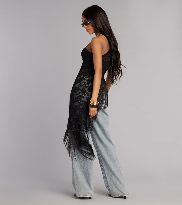 Windsor Festival Ready Lace Fringe Top - Image 2