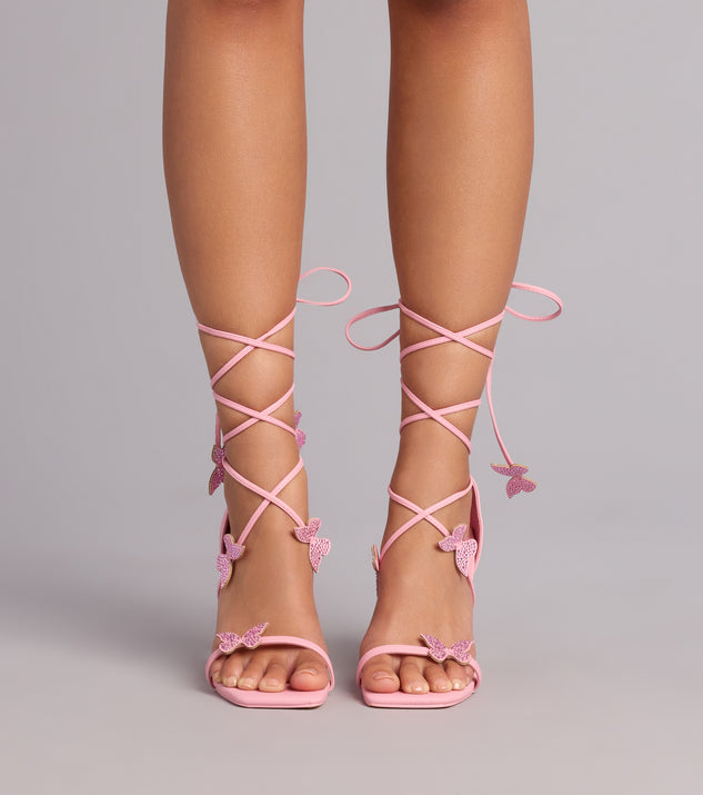 Windsor Flirty Extra Butterfly Stiletto Heels - Image 2