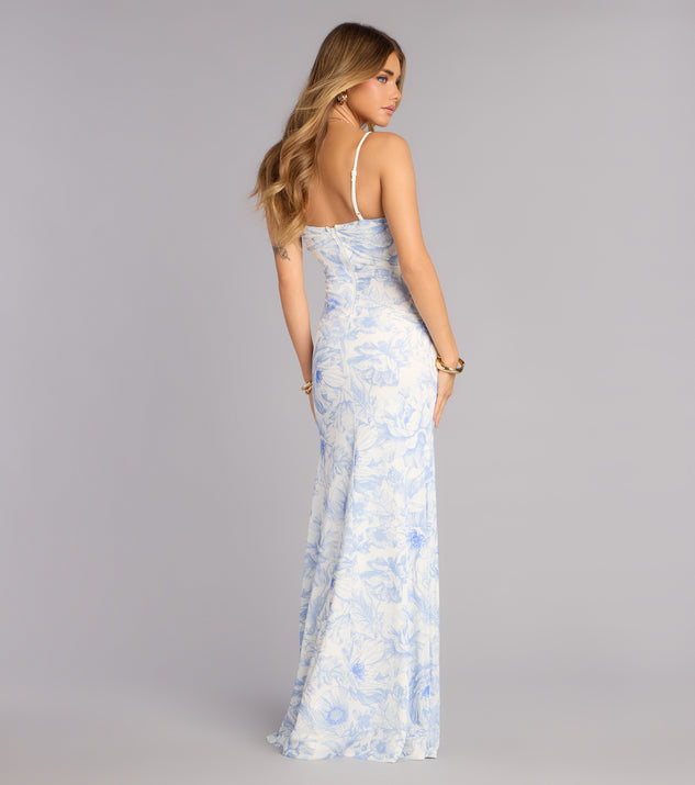 Windsor Genevieve Floral Mermaid Formal Dress - Image 2