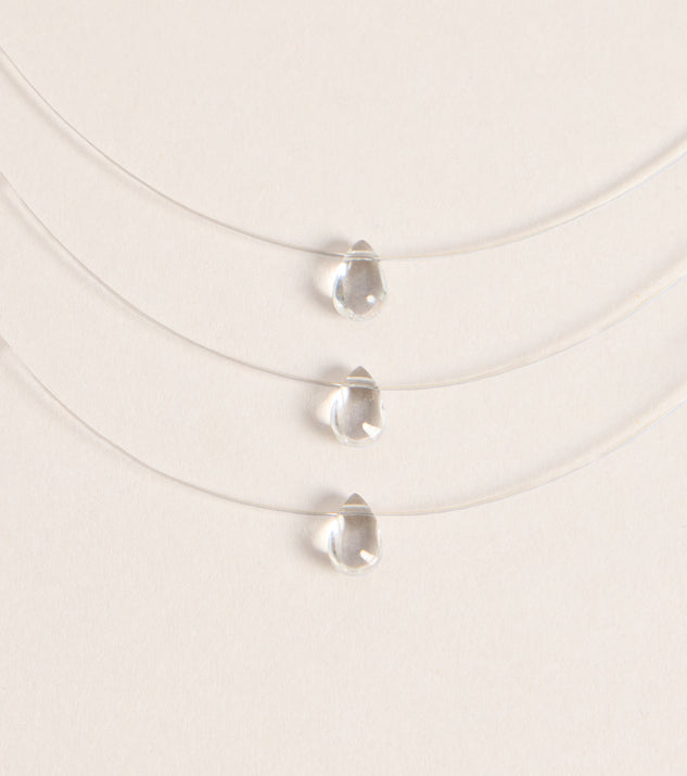 Windsor Glass Glow Triple Strand Necklace - Image 3