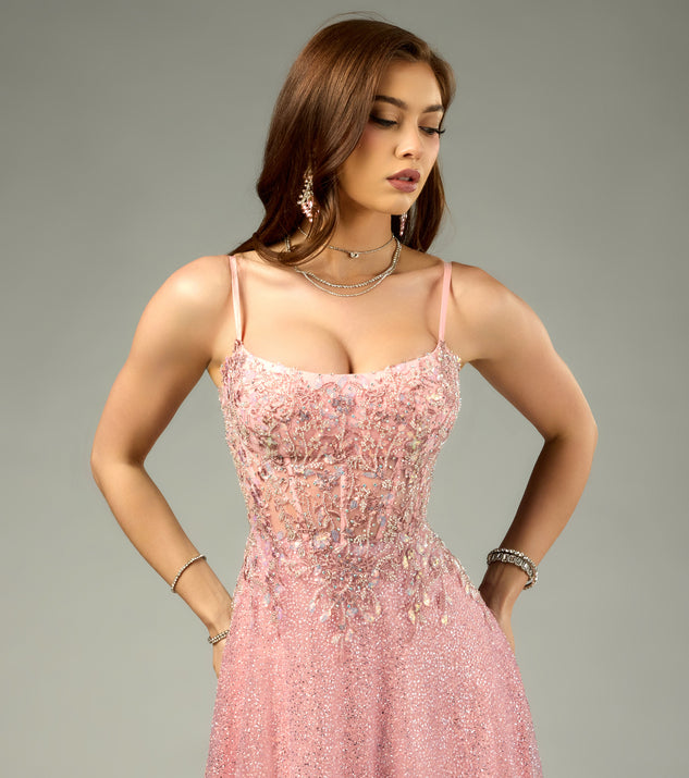 Windsor Gloria Lace-Up Corset A-Line Ball Gown - Image 3