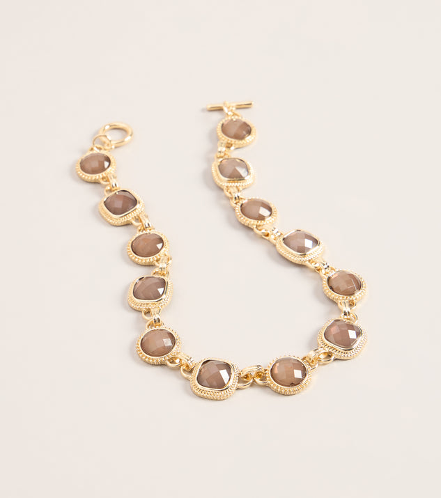 Windsor Glossy Shine Resin Stone Necklace - Image 3