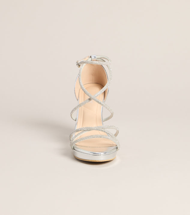Windsor Going Out Rhinestone Platform Heels - Image 3