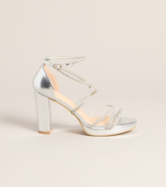 Windsor Going Out Rhinestone Platform Heels - Image 2