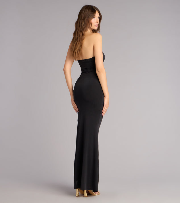 Windsor Golden Hour Drama Strapless Cutout Maxi Dress - Image 2