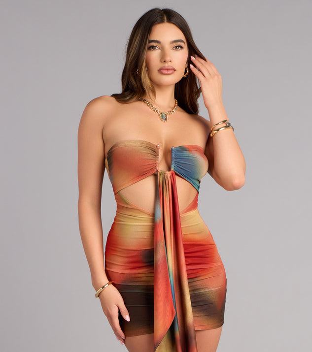 Windsor Golden Hour Energy Tube Mini Dress - Image 3