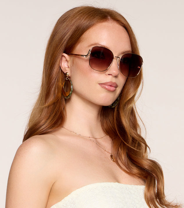 Windsor Golden Hour Gossip Sunglasses - Image 2