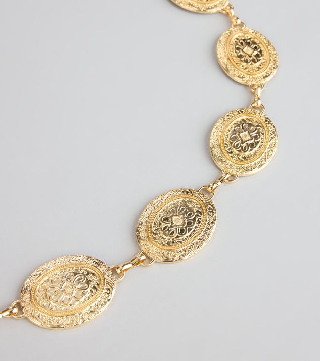 Windsor Golden Hour Muse Concho Chain Belt - Image 3