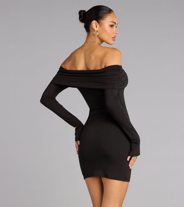 Windsor Golden Hour Off-The-Shoulder Mini Dress - Image 2