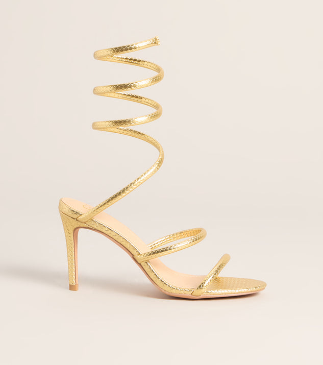 Windsor Golden Hour Spiral Stiletto Heels - Image 2