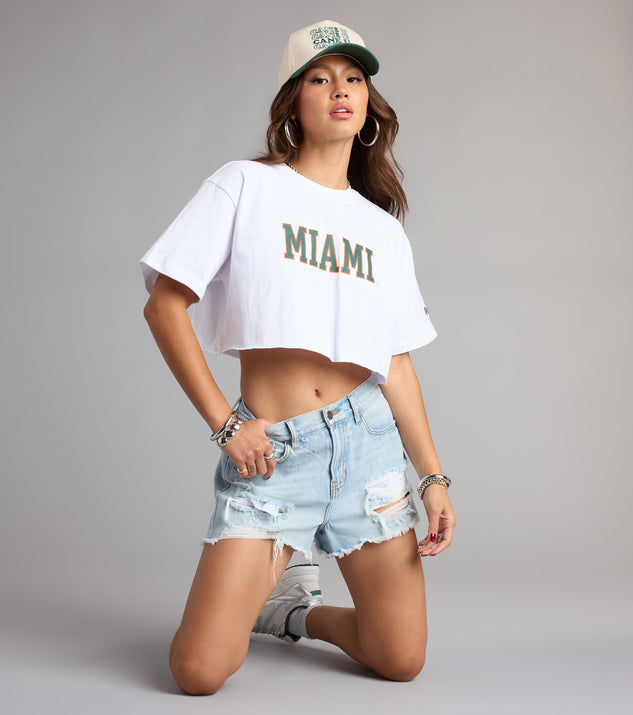 Windsor Halftime Hottie Miami™ Cropped Tee - Image 2