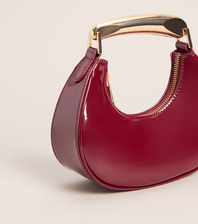 Windsor Handle With Flair Patent Mini Handbag - Image 3