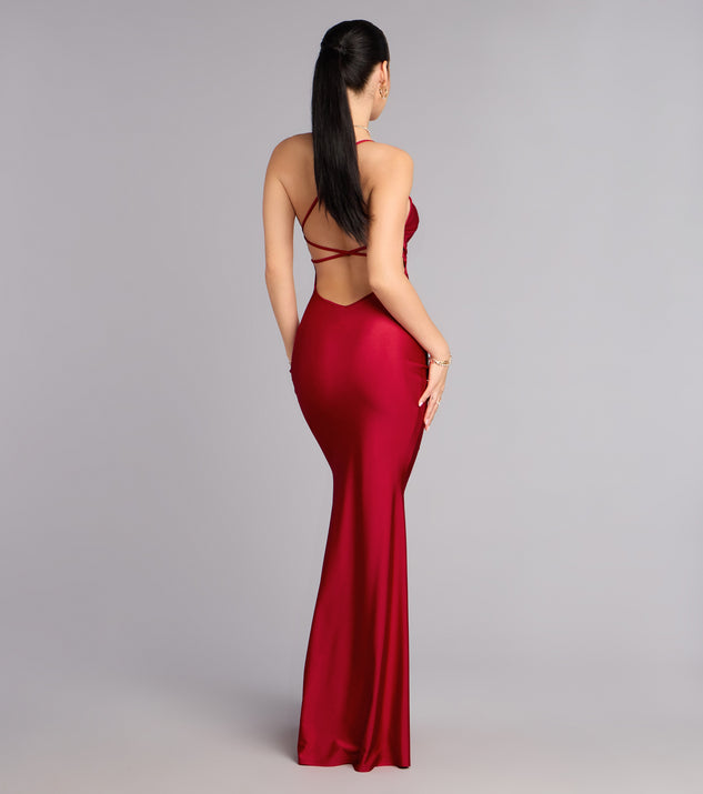 Windsor Hannah V-Neck Strappy Formal Dress - Image 2