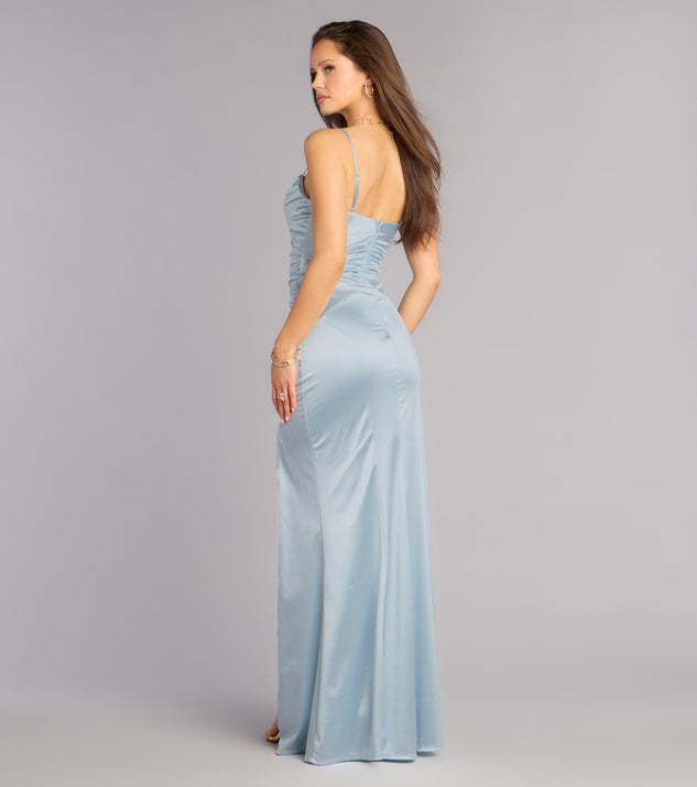 Windsor Heidi Satin Mermaid Formal Dress - Image 2
