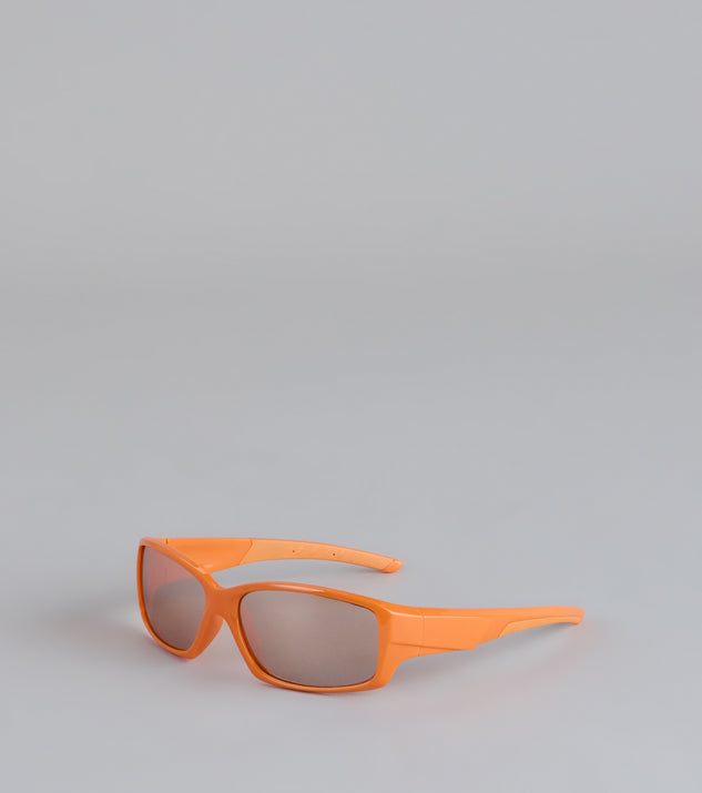 Windsor Hot Take Rectangle Sunglasses - Image 3