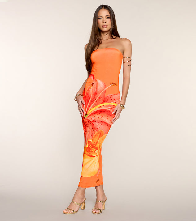 Windsor Hot Weather Plans Strapless Maxi Dress - Image 3