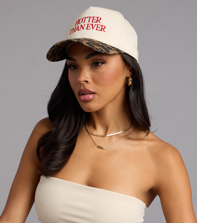 Windsor Hotter Than Ever Leopard Baseball Cap - Image 2
