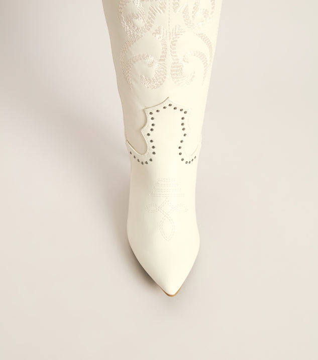 Windsor How It's Done Stiletto Cowboy Boots - Image 3