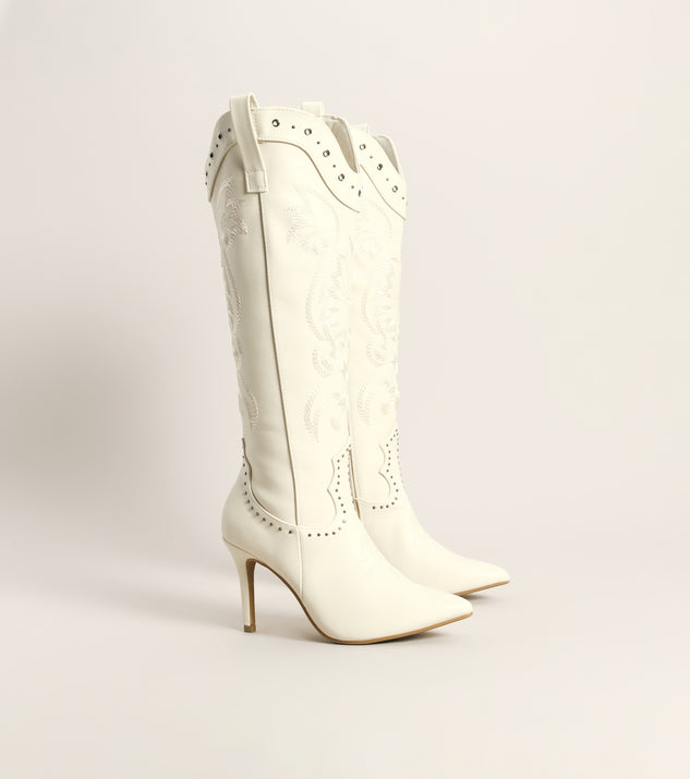 Windsor How It's Done Stiletto Cowboy Boots - Image 2