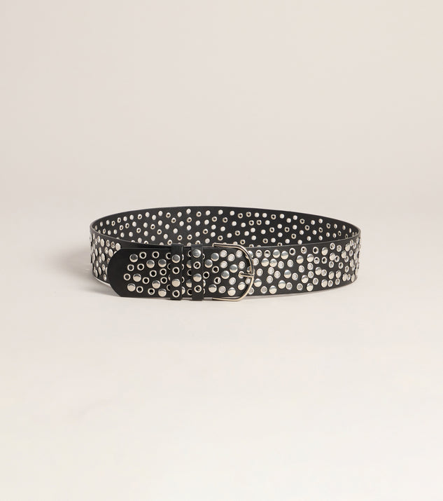 Windsor Instant Attitude Studded Faux Leather Belt - Image 3
