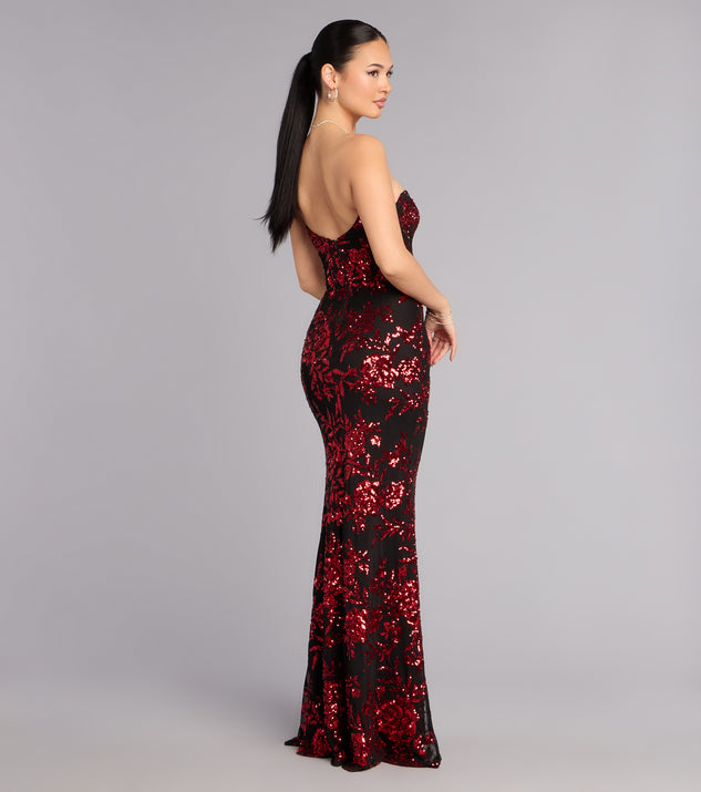 Windsor Jaelene Sequin Mermaid Formal Dress - Image 2