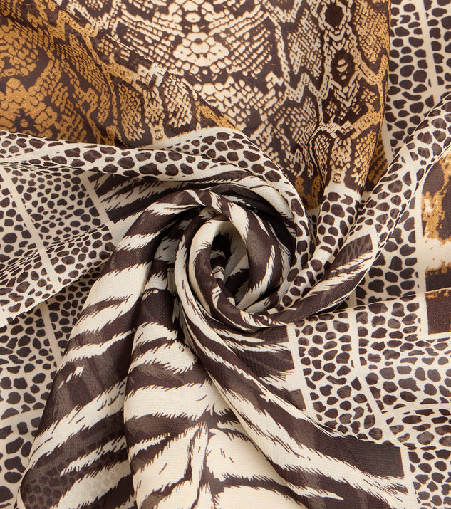 Windsor Jungle Chic Print Scarf - Image 3