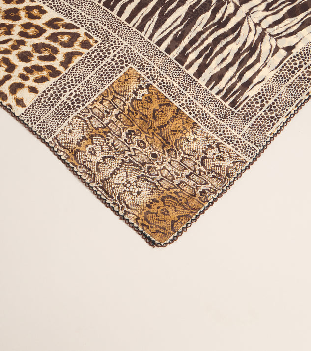 Windsor Jungle Chic Print Scarf - Image 2