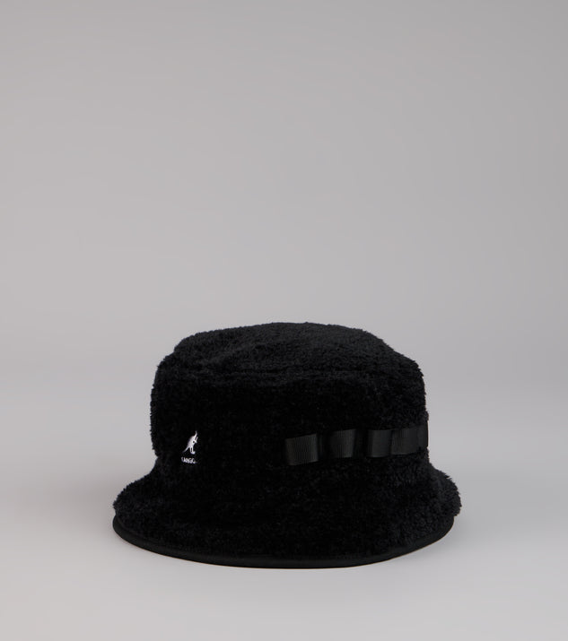 Windsor Kangol Faux Fur Shearling Bucket Hat - Image 3