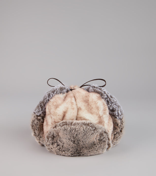 Windsor Kangol Multi Faux Fur Trapper Hat - Image 3