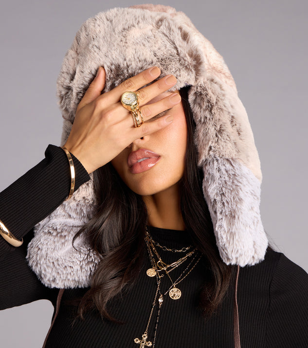 Windsor Kangol Multi Faux Fur Trapper Hat - Image 2