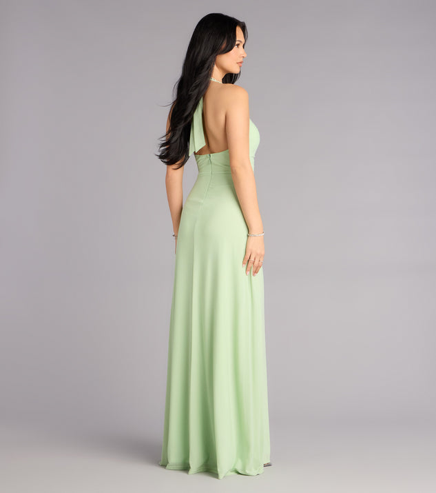Windsor Kendall Mesh A-Line Formal Dress - Image 2