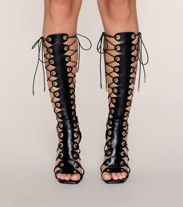 Windsor Laced With Attitude Stiletto Heels - Image 3