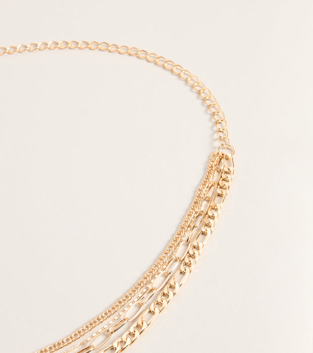 Windsor Linked To The Look Layered Chain Belt - Image 3