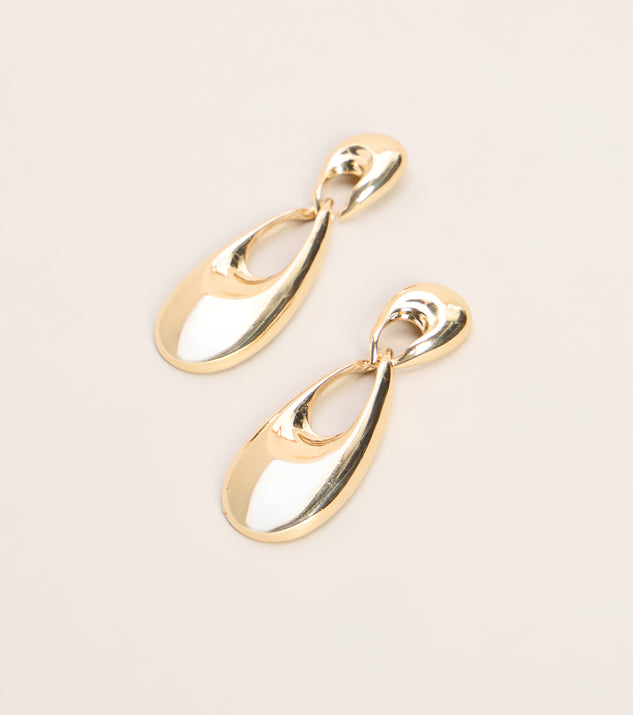 Windsor Liquid Logic Sculpted Drop Earrings - Image 3