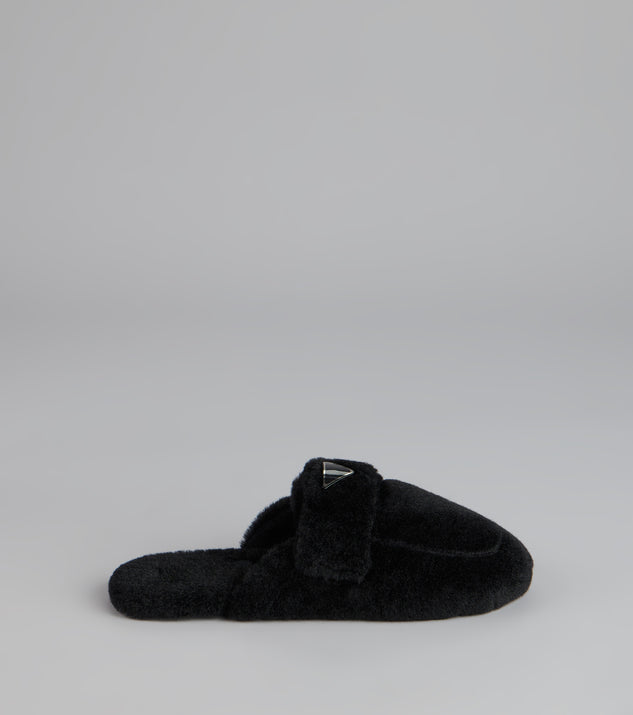 Windsor Lounge Edit Fuzzy Mule Slippers - Image 2